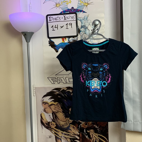 Kenzi Paris Women’s M Tiger Face Art Tee - Picture 2 of 10